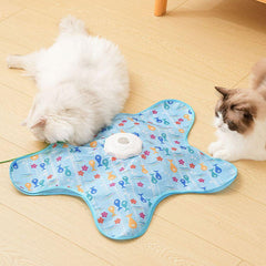 Automatic Hide & Seek Cat Toy with Moving Feather Automatic