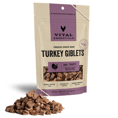 Vital Essentials - Dog Freeze-Dried Turkey Giblets Treats