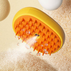 Pet Steam Spray Massage Comb Duck