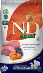 FARMINA N&D Dog PUMPKIN Lamb & Blueberry Medium & Maxi