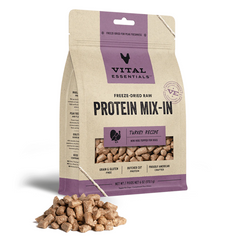 Vital Essentials - Dog Freeze-Dried Protein Mix-In Turkey Mini Nibs Topper