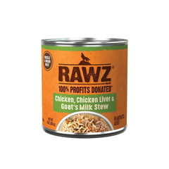 RAWZ Dog Chicken, Chicken Liver & Goat’s Milk Stew 10oz