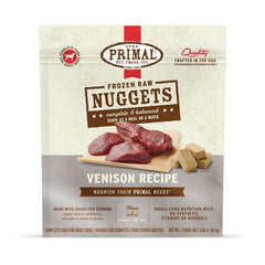 Primal Dog Frozen Raw Venison Nuggets