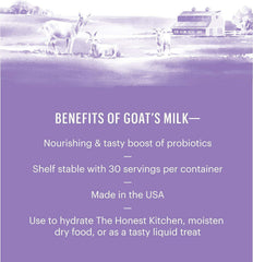 The Honest Kitchen Daily Boosters Goat's Milk Single Serve Pack 5g