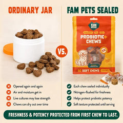 FAM Pets - Probiotic Soft Chews for Dogs