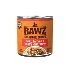 RAWZ Dog Beef, Salmon & Goat’s Milk Stew 10oz