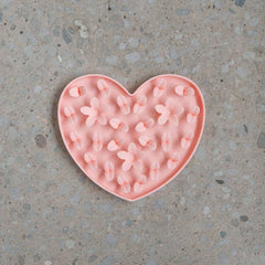 Dexypaws - Enrichment Snuffle Mat Heart Blush Pink