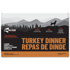 Iron Will Raw - Canine Complete Turkey Single Protein Dinner