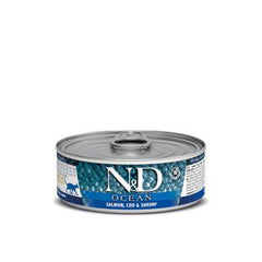 FARMINA N&D OCEAN Cat Salmon, Codfish and Shrimp 70g