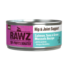 RAWZ Cat Hip & Joint Support Salmon, Tuna & Green Mussels 5.5oz