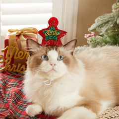 Pet Christmas Star Hat