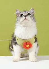 Pet Leash Flower Vest