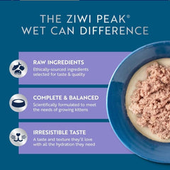 ZIWI Peak Kitten Chicken & Lamb can