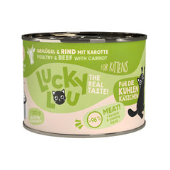 Lucky Lou - Kitten Poultry & Beef with carrot  200g