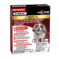 Zodiac Infestop Plus Dogs 4.6kg to 11kg