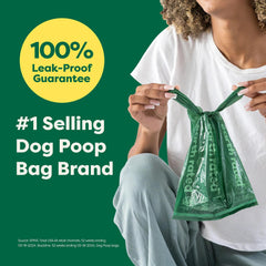 Earth Rated - Dog Poop Bags With Handles on a Roll Lavender