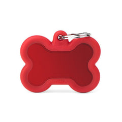 MyFamily - Hushtag Aluminum Bone ID Tag with Rubber