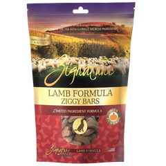 Zignature Dog Ziggy Bars LID Lamb & Pumpkin Treats 12oz