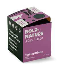 Bold by Nature - Mega Dog Turkey Patties