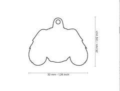 MyFamily - Friends Tricolour Cavalier King ID Tag