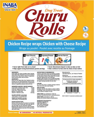 INABA Churu Rolls Dog Chicken Wrap Chicken with Cheese