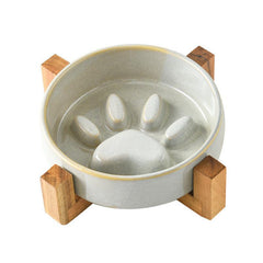 Ceramic Slow Feeder Food Bowl