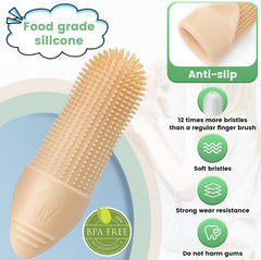 Pet Silicone Finger Toothbrush suitable for all sizes