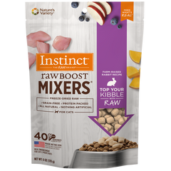 Instinct Cat Raw Boost Freeze Dried Mixers Farm-Raised Rabbit 6oz