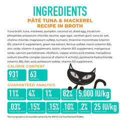Tiki Cat Silver Senior Tuna & Mackerel Recipe in Broth