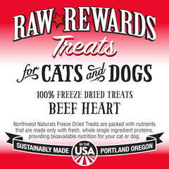 Northwest Naturals - Freeze Dried Beef Hearts Treats 3oz