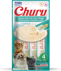 INABA Churu Puree Chicken with Crab Flavor Recipe