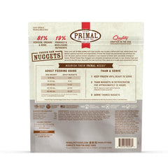 Primal Dog Frozen Raw Venison Nuggets