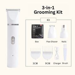 Pet Electric Hair and Clippers Grooming Kit Rechargeable