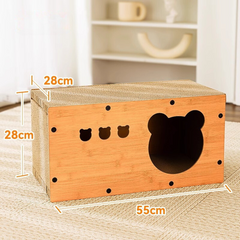 Single Layer Cat Scratcher House