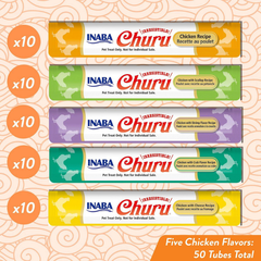 INABA Churu Puree Chicken Variety Jar