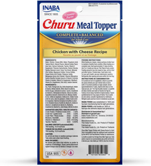 INABA Churu Meal Topper Chicken with Cheese Recipe