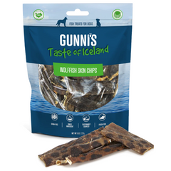 GUNNI'S PET Wolffish Skin Chips 9oz