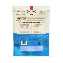 Primal Dog Frozen Raw Duck & Turkey Patties