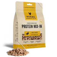 Vital Essentials - Dog Freeze-Dried Protein Mix-In Duck Mini Nibs Topper