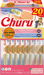 INABA Churu Puree Chicken & Salmon Variety Box