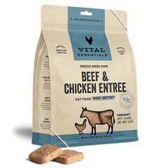 Vital Essentials - Cat Freeze-Dried Beef & Chicken Entree Mini Patties