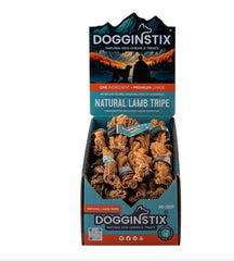 DOGGINSTIX Dog Chew - Tripe Lamb Braided Sticks