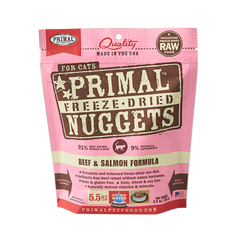 Primal Cat Freeze-Dried Beef & Salmon Nuggets