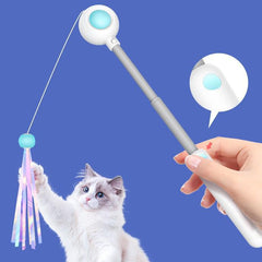 Extendable Cat Teaser Wand Toy