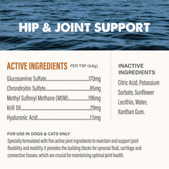 Grizzly Joint Aid Hip & Joint Support Liquid Supplement