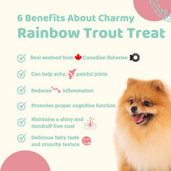 CHARMY PET Dog & Cat Treat Rainbow Trout Fillet