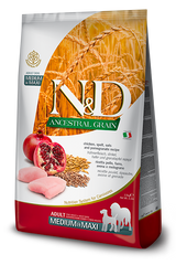 FARMINA N&D Dog Ancestral Grain Chicken & Pomegranate Medium & Maxi