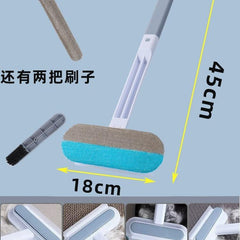 Pet hair stick function cleaning brush