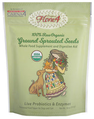 Carna4 - Flora4 Ground Sprouted Seeds Food Topper