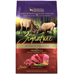 Zignature Dog Venison Formula